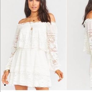 Show Me Your Mumu White/Cream Lace Dress